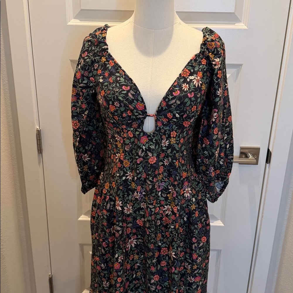 FARM Rio Flower Garden Long Dress Size S - Picture 6 of 11